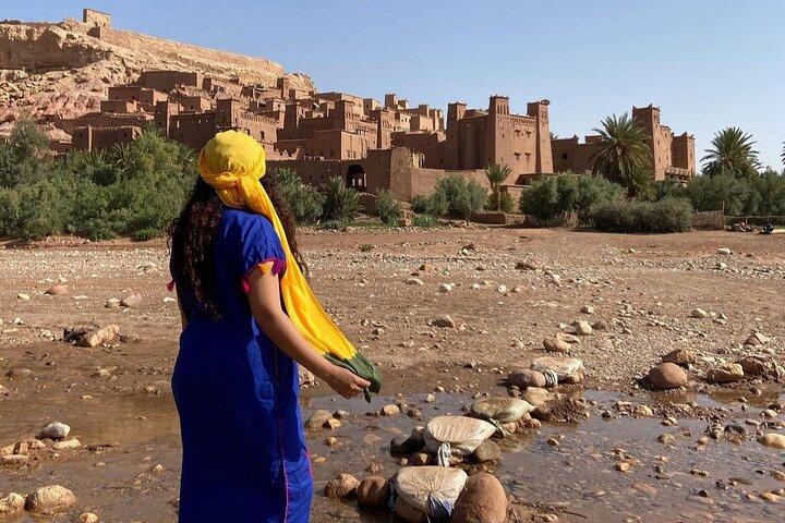 2-dages tur til Fint Oasis og rute med 1000 Kasbahs i Ouarzazate