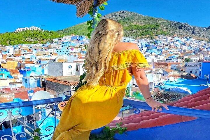 Blue City Tour från Marrakech: Privat 4-dagars lyxtur till Chefchaouen