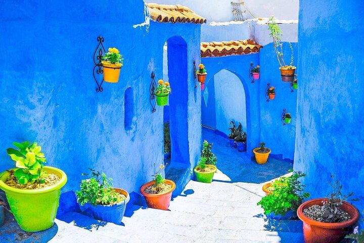Blue City Tour från Marrakech: Privat 4-dagars lyxtur till Chefchaouen