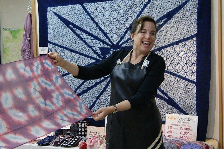 Kurs zum Binden von Itajime-Shibori-Schals