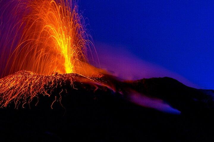 Minicrucero de 12 horas a Panarea y Stromboli de noche