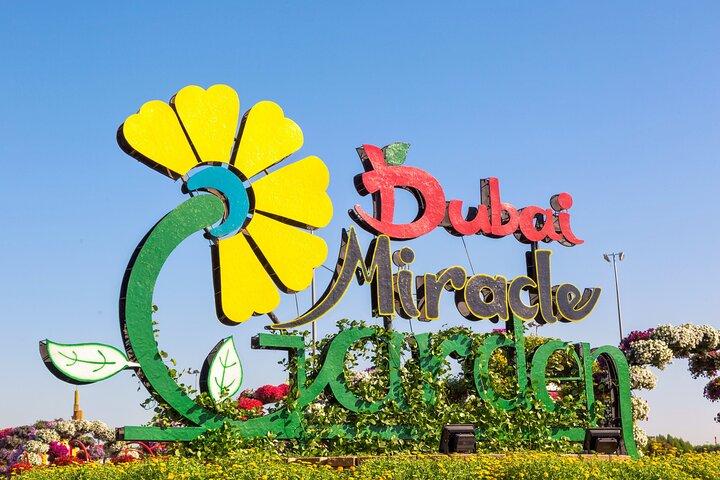 Dubai Miracle Garden-billet med overførsel