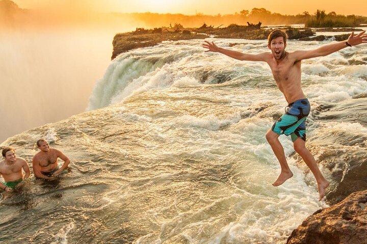 4 uur Livingstone Island en Devils / Angels Pool Tour