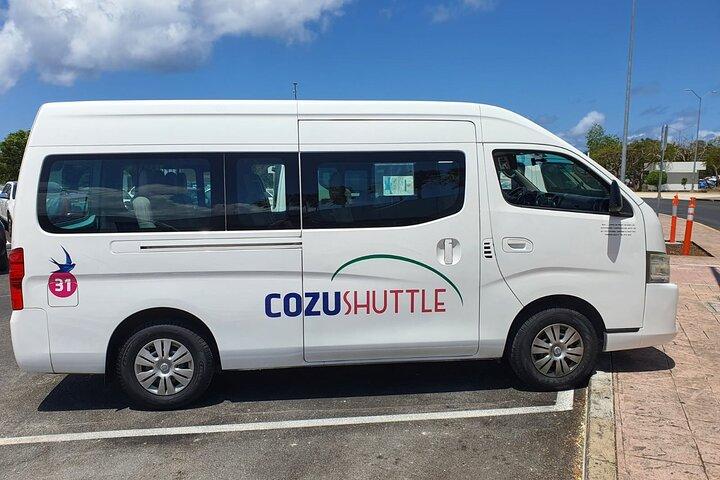 Günstigerer privater Shuttle vom Flughafen zu jedem Hotel in Cozumel