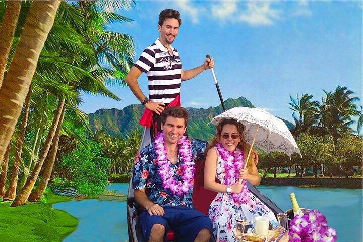 Waikiki Gondola Cruzeiro com lei de flores, bebidas e bolos gratuitos