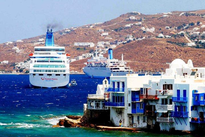 Utforska äkta Mykonos heldags 7 timmars privat rundtur