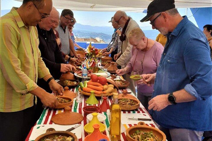 Privat Tagine-madlavningskursus i Chefchaouen med frokost