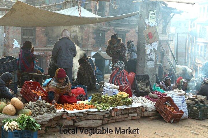 Passeio de comida de rua a pé em Katmandu