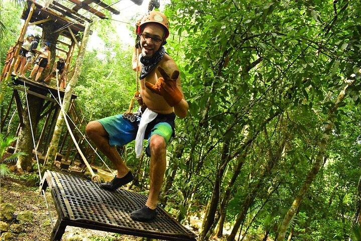 Cancun Combo Tour: ATV e Zip - linhas com Cenote Swim