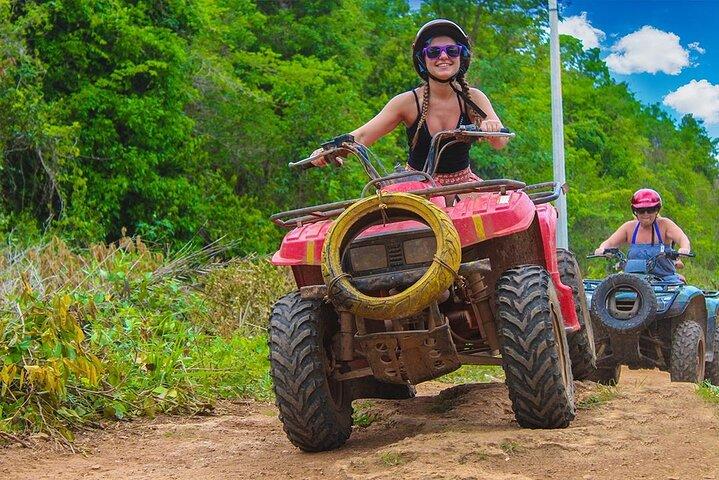 Cancun Combo Tour: ATV e Zip - linhas com Cenote Swim
