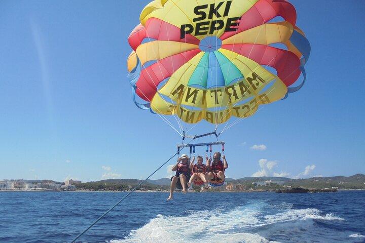 Parapente em Ibiza com opção de vídeo HD
