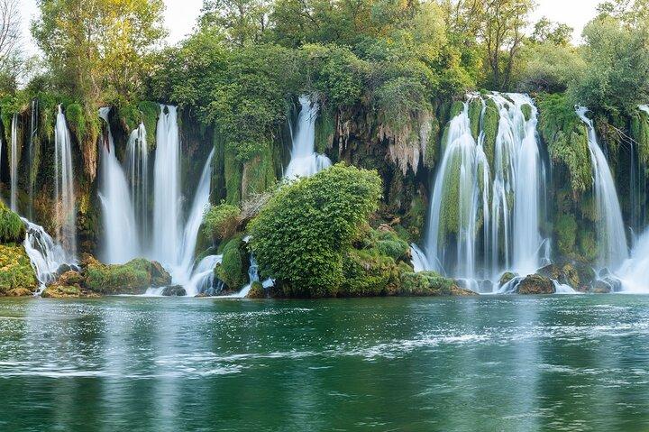 Mostar & Kravice vattenfall turné inklusive turkiska hus entré
