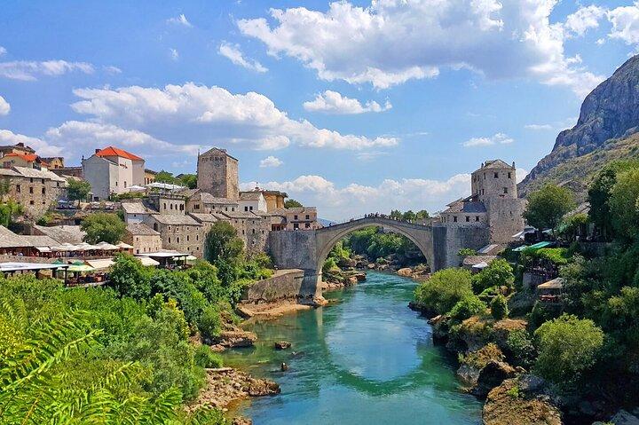 Mostar & Kravice vattenfall turné inklusive turkiska hus entré
