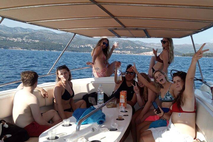 Tour guidato privato di mezza giornata in motoscafo delle isole di Dubrovnik