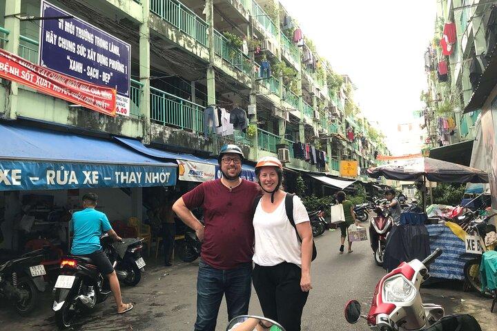 Inside Cholon Saigon Chinatown, Temples, Local Tasting by scooter