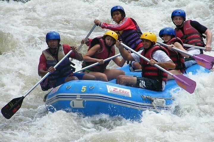 Phuket-Phang Nga: Rafting 5 or 7 km.-Zipline-ATV-Lunch