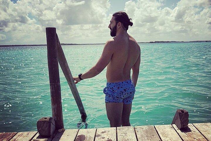 Expérience nature dans la lagune de Bacalar et cenote au départ de Playa del Carmen