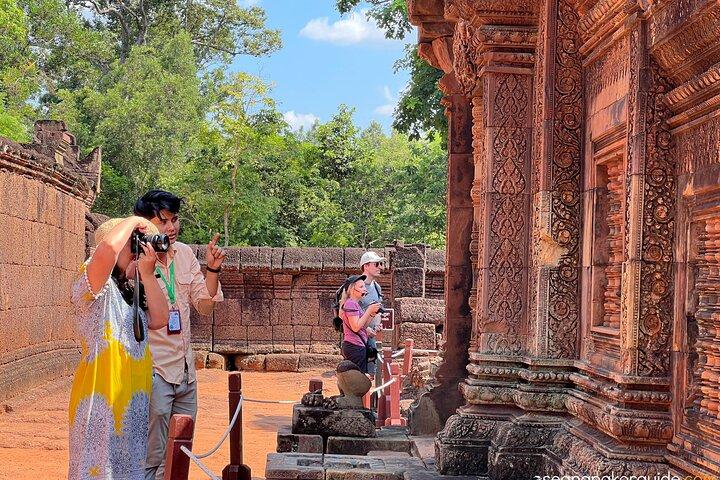 Full Day Angkor Wat Sunrise Tour with Banteay Srei Temple