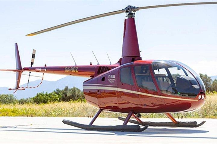 Milos to Naxos: Private Helicopter Flight