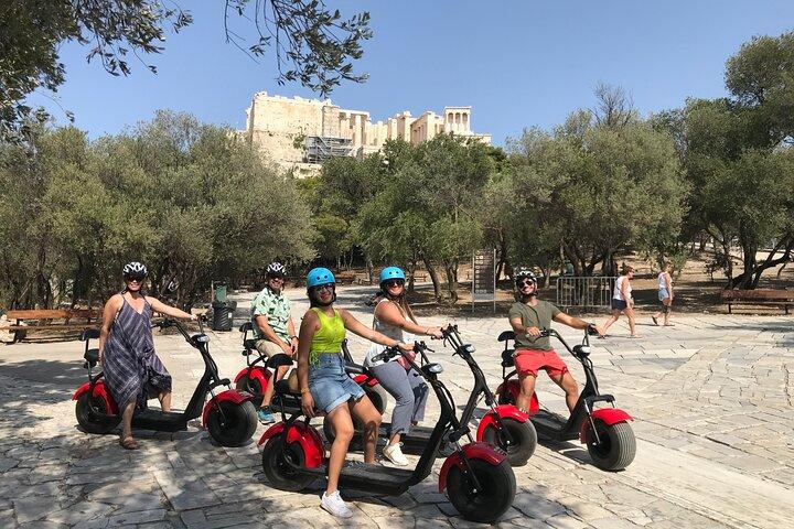 Athens Acropolis Officielle E-Scooter Guided Tour Fedt E-Bike