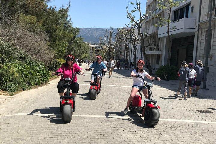Athens Acropolis Officielle E-Scooter Guided Tour Fedt E-Bike