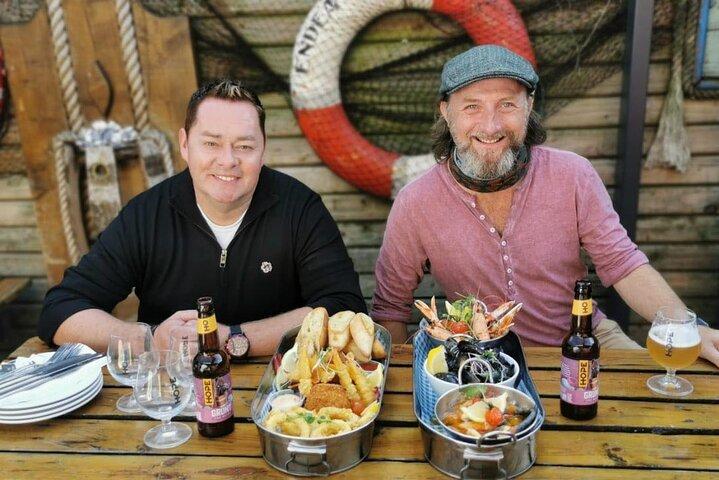 Ruta costera de cerveza artesanal y mariscos de Dublín