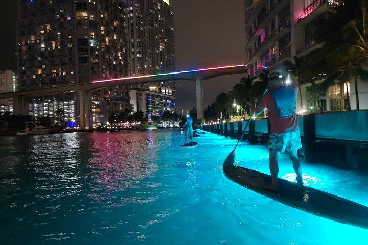 Miami City Lights Night SUP oder Kajak