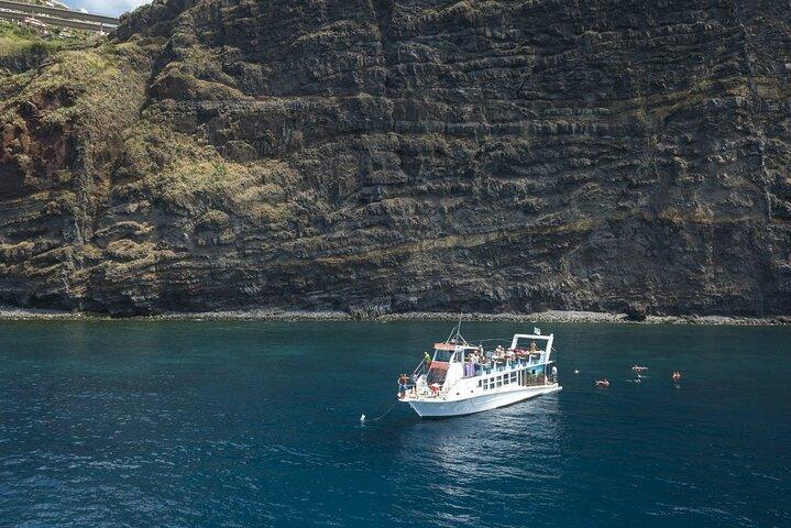 リビングシーボートでのマデイラ南海岸クルーズ(ランチ付き)