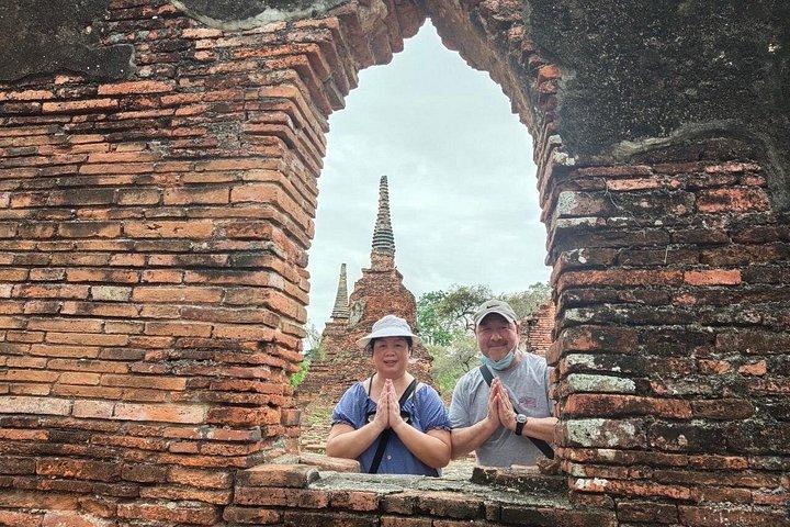 アユタヤ夕日寺院群バンコク発リバーボートの旅