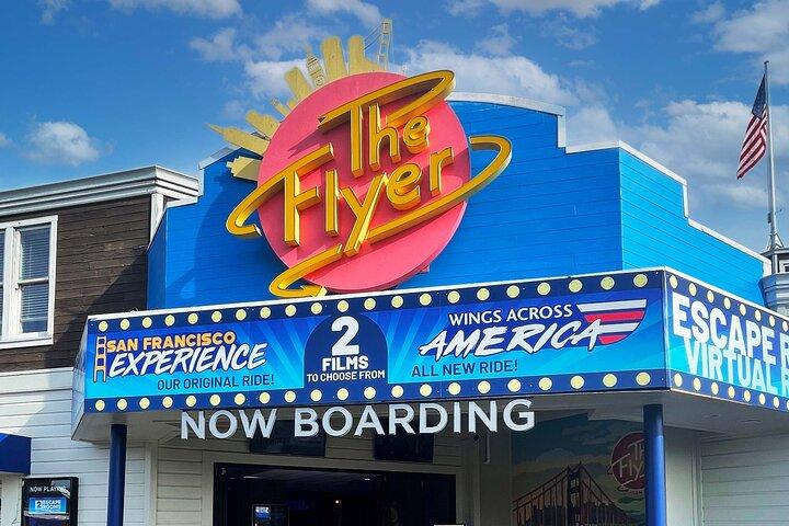 PIER 39 San Francisco Thrill Explorer：フライヤー、7D、VR＆レーザーメイズ