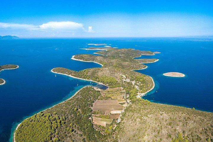 スプリトからのフヴァル島、ブラチ島、パクレニ諸島のプライベートツアー