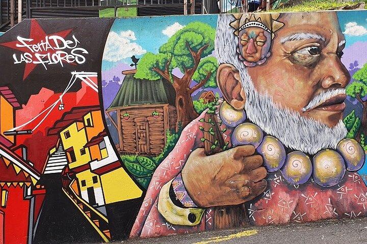 Inde i den rigtige Comuna 13 og Graffiti privat tur fra Medellin