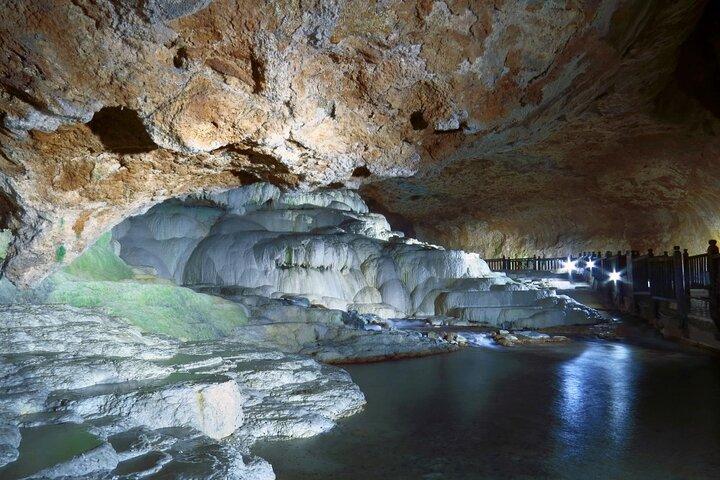 Pamukkale och Kaklik Cave Tour - Släpp av DNZ flygplats
