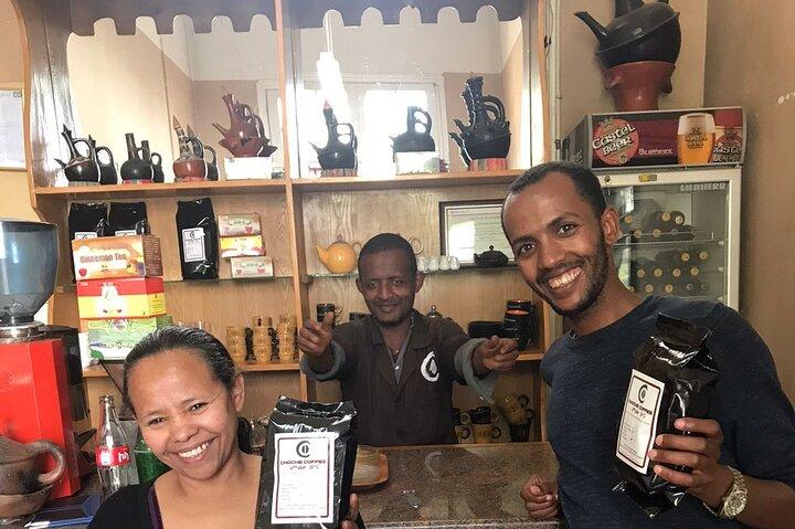 Vintagekaféer, restauranger, sightseeing i Addis Abeba