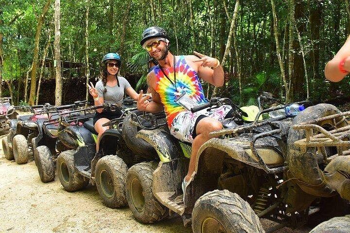 Horseback Ride, ATVs (Single), Cenote & Ziplines! From Cancun