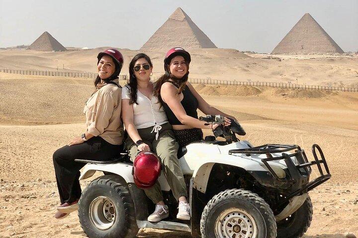 4-timers privat tur til Giza pyramider, Sphinx, Quad ATV & Camel Ride