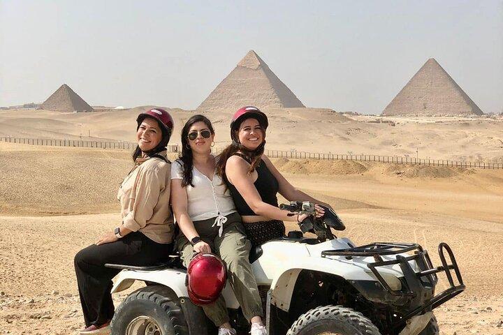 Halbtägige private Pyramiden- und Sphinx-Tour von Gizeh mit ATV-Quad
