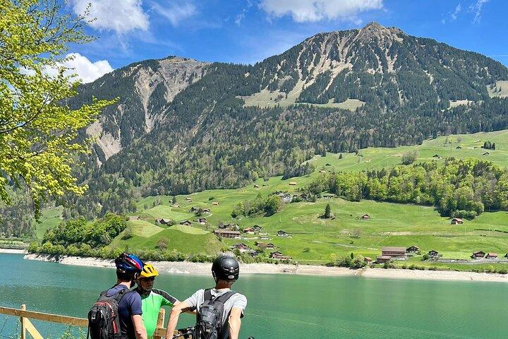 Visite guidée des 4 lacs en vélo électrique et croisière sur le lac