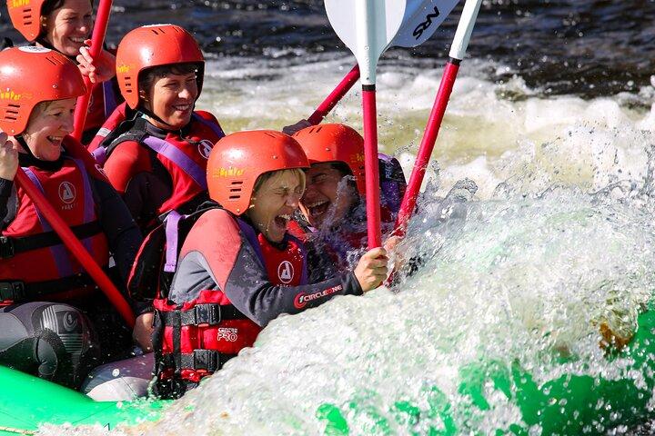 Whitewater Rafting på floden Dee i Llangollen