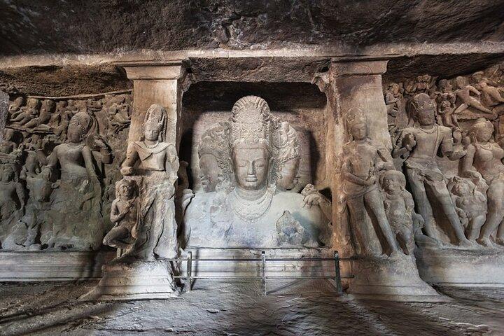 Mumbai Elephanta Caves Gruppetur Halvdag alt inklusive guide