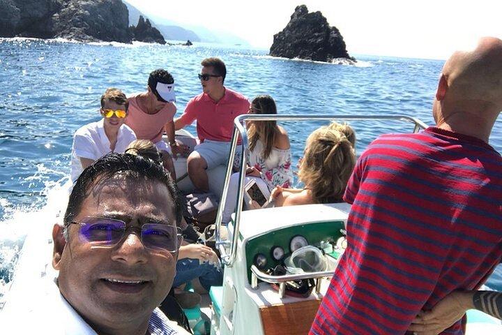 Cinque Terre avec Vernazza Manarola et Corniglia depuis le port de croisière de Livourne