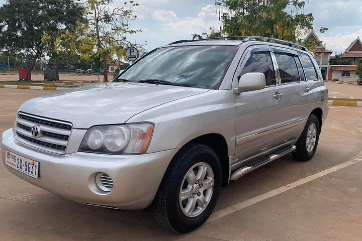 Privétaxitransfer van Phnom Penh naar Siem Reap met Engelssprekende chauffeur