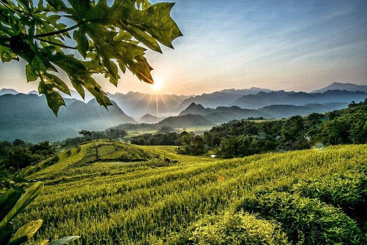 3tägige private Tour Mai Chau Puluong Terrassenreisfelder, Trekking
