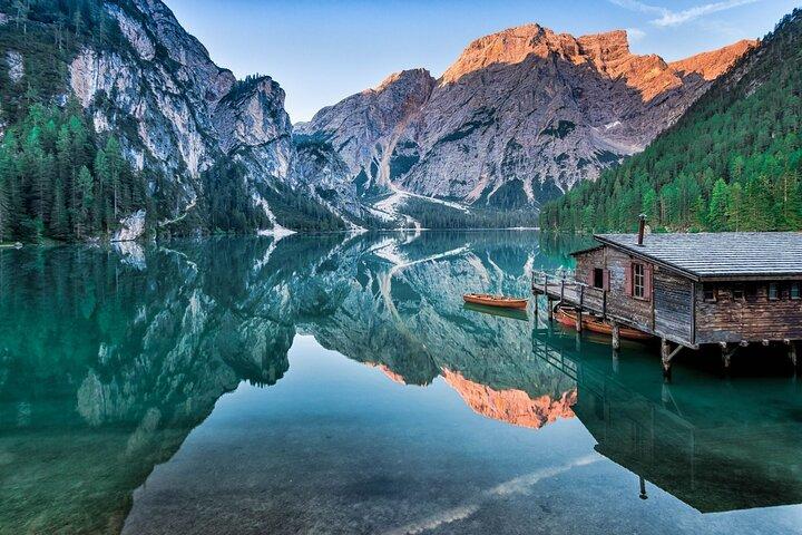 Privétour van een hele dag door de Dolomieten, Alpenmeren inclusief Braies vanuit Innsbruck