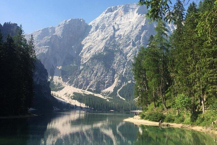 Privétour van een hele dag door de Dolomieten, Alpenmeren inclusief Braies vanuit Innsbruck