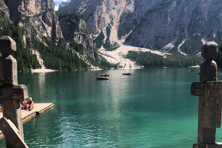 Privétour van een hele dag door de Dolomieten, Alpenmeren inclusief Braies vanuit Innsbruck