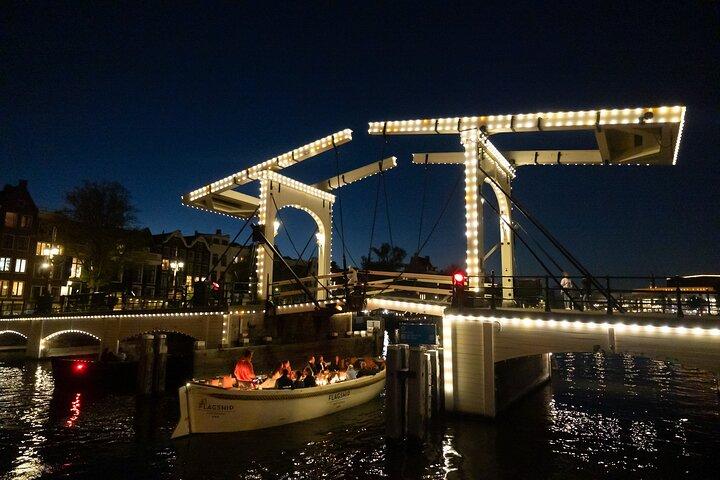 Crociera serale ad Amsterdam con bar a bordo