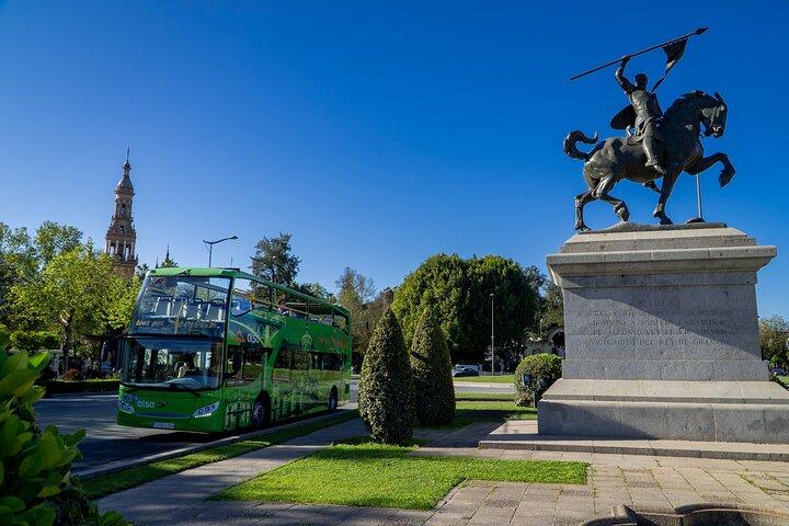 Hop-on hop-off bustour door Sevilla gedurende 48 uur