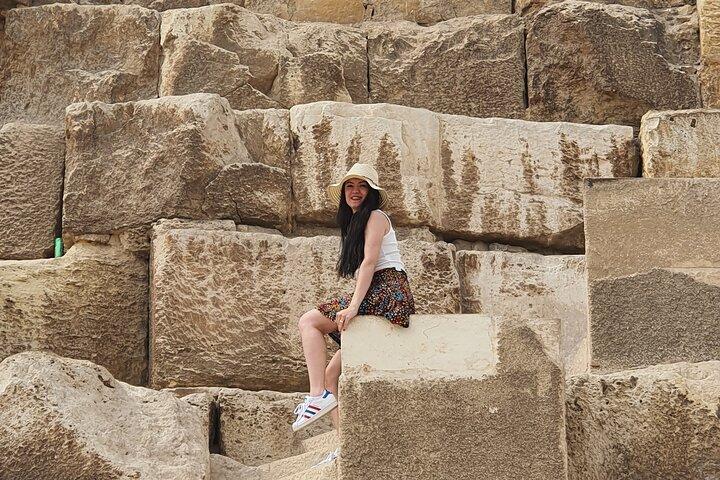 Pirámides de Giza, Esfinge, Paseo en camello, Navegación por el Nilo y Momias reales