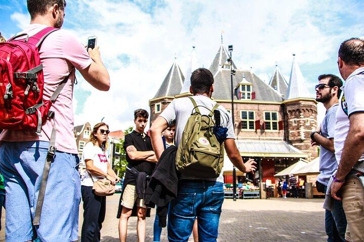 Excursão a pé em Amsterdã e cruzeiro com bebidas e degustação de queijos
